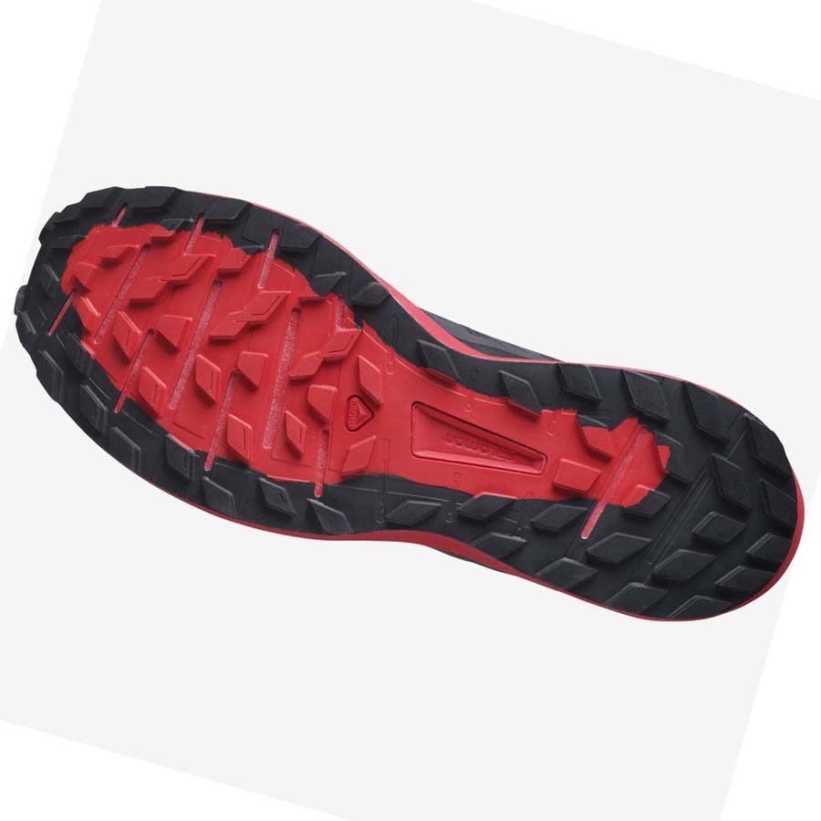 Tenis Para Trail Running Salomon SENSE RIDE 4 Hombre Negros Rojos | MX 3492UZG